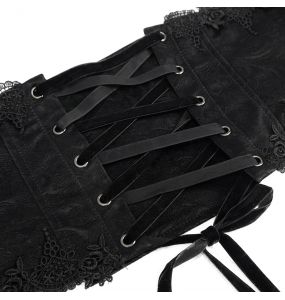 Black 'Radegonda' Cincher Corset