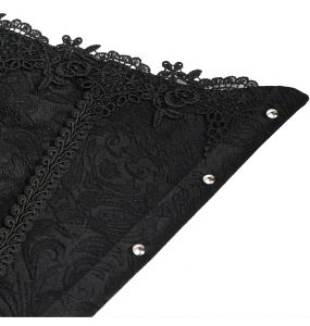 Black 'Radegonda' Cincher Corset