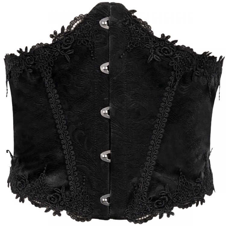 Black 'Radegonda' Cincher Corset
