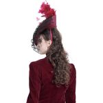 Chapeau 'Ascot' Noir et Rose