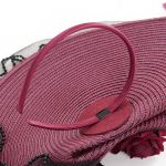 Chapeau 'Ascot' Noir et Rose