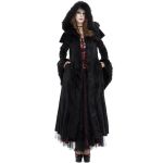 Longue Jupe 'Alicia' Bordeaux et Noire