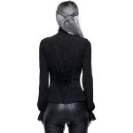 Chemisier Gothique 'Radegonda' Noir