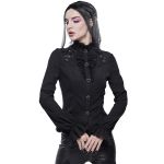 Chemisier Gothique 'Radegonda' Noir