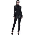 Chemisier Gothique 'Radegonda' Noir