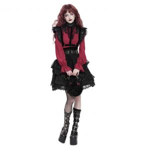 Black Plush 'Cheshire' Round Bag