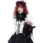 Black Plush 'Cheshire' Round Bag