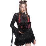 Black Plush 'Cheshire' Round Bag