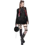 Sac Rond 'Cheshire' en Peluche Noire