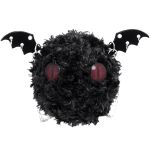 Sac Rond 'Cheshire' en Peluche Noire