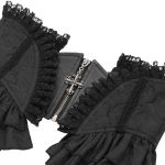 Black Jacquart 'Amalfriede' Corset Belt
