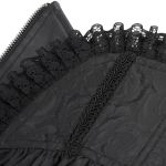 Ceinture Corset 'Amalfriede' en Jacquart Noir