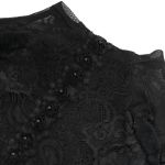 Black Lace 'Malasintha' Long Sleeves Top