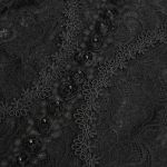 Haut Manches Longues 'Malasintha' en Dentelle Noire
