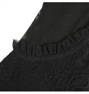 Black Lace 'Malasintha' Long Sleeves Top