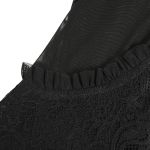 Black Lace 'Malasintha' Long Sleeves Top