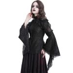 Black Lace 'Malasintha' Long Sleeves Top