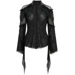 Black Lace 'Malasintha' Long Sleeves Top