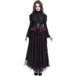 Black and Burgundy Jacquart 'Amalfriede' Corset Belt