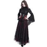 Black and Burgundy Jacquart 'Amalfriede' Corset Belt