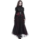Black and Burgundy Jacquart 'Amalfriede' Corset Belt