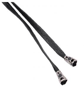 Black and Burgundy Jacquart 'Amalfriede' Corset Belt