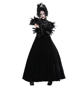 Black Velvet 'Sweet Mary' Long Dress