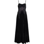 Longue Robe 'Sweet Mary' en Velours Noir