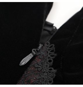 Longue Robe 'Sweet Mary' en Velours Noir