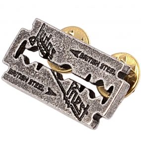 Judas Priest Razorblade Pin Badge
