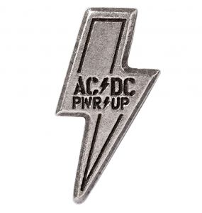 AC/DC PWR/UP Pin Badge