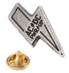 AC/DC PWR/UP Pin Badge