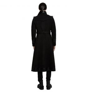 Manteau 'Militaria' Noir pour Hommes
