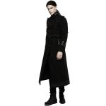 Black 'Militaria' Coat for Men