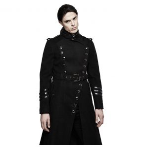 Manteau 'Militaria' Noir pour Hommes