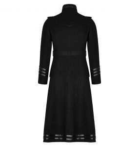 Manteau 'Militaria' Noir pour Hommes
