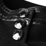 Black 'Militaria' Coat for Men