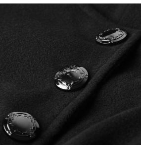 Manteau 'Militaria' Noir pour Hommes