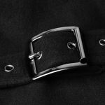 Black 'Militaria' Coat for Men