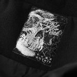 Black 'Militaria' Coat for Men