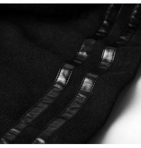 Black 'Militaria' Coat for Men