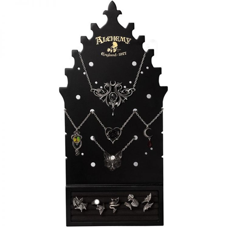 Présentoir à Bijoux 'Gothic Arch' Noir