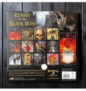 Alchemy Gothic 'Court Of The Black Rose' 2026 Wall Calendar