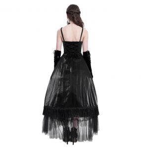 Robe Gothique 'Narcissa' Noire