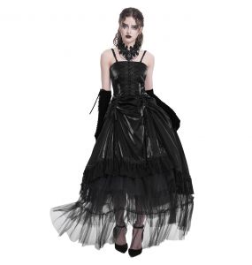 Robe Gothique 'Narcissa' Noire