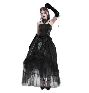 Black 'Narcissa' Gothic Dress
