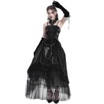 Robe Gothique 'Narcissa' Noire