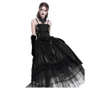 Black 'Narcissa' Gothic Dress