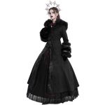 Black 'Frozen' Hooded Winter Coat