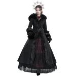 Manteau à Capuche 'Black Frozen' Noir